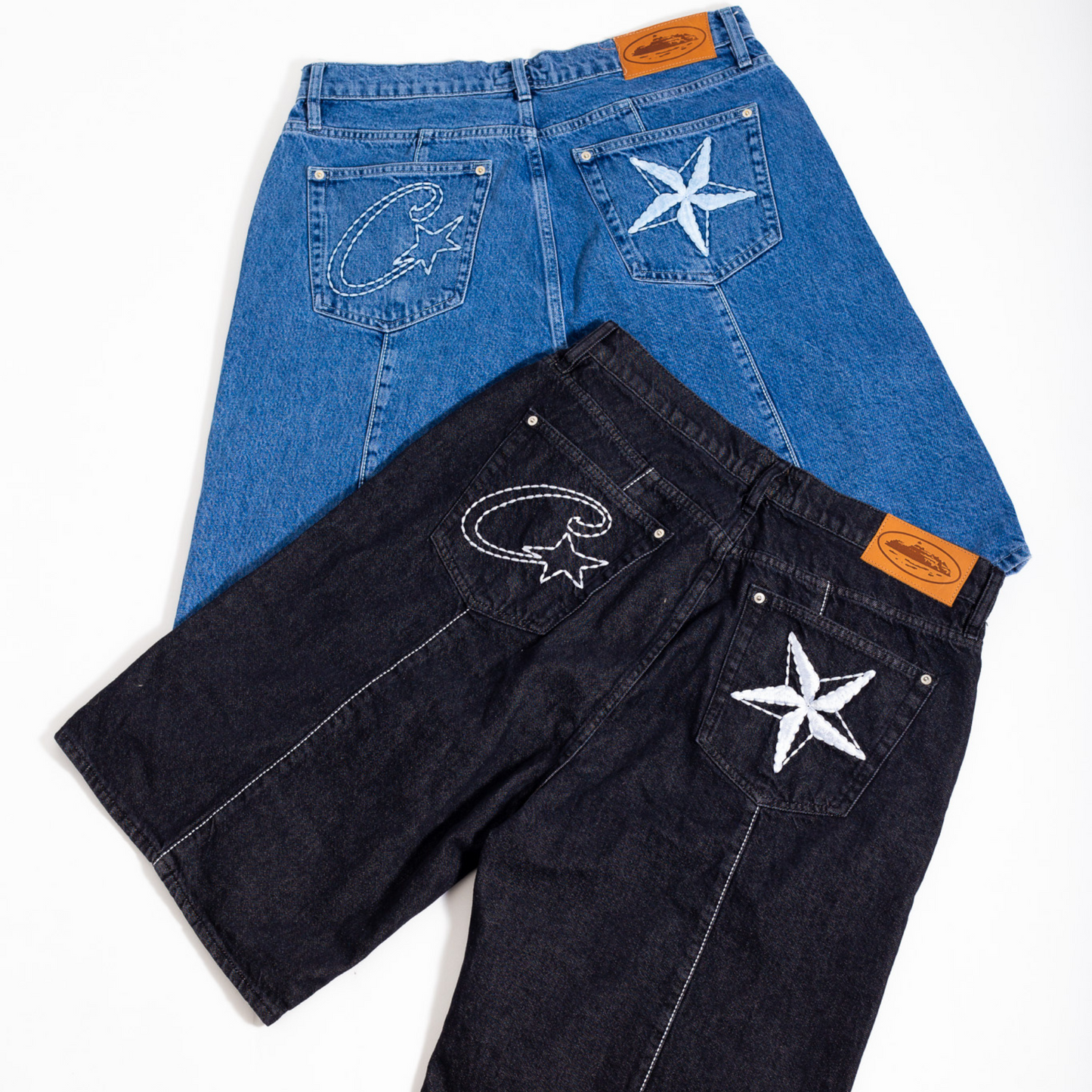 Bermuda Corteiz Jeans C Star Azul
