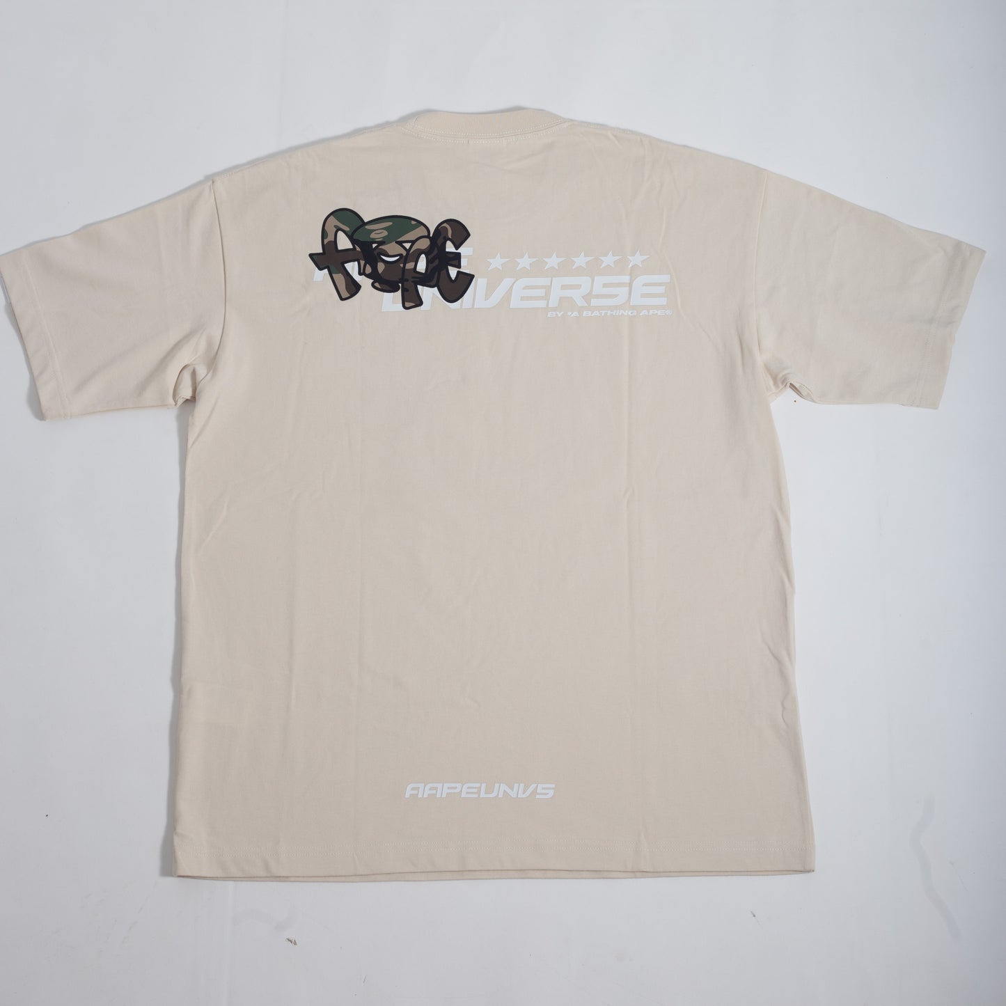 Camiseta Aape Woodland Camo Bege