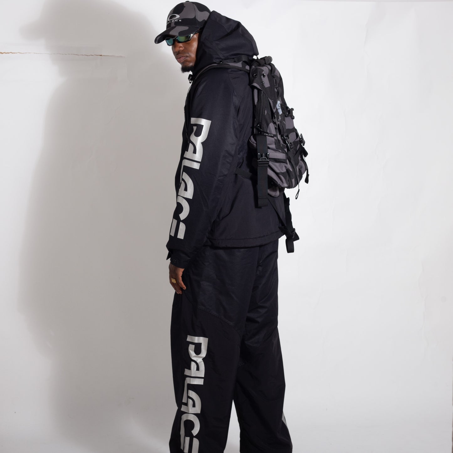 Calça Palace x Oakley Snow Preta