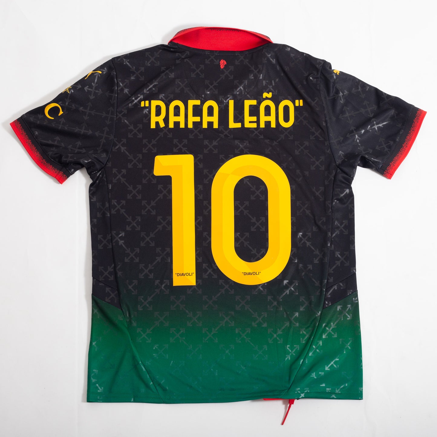 Camisa Off-White x AC Milan - Rafa Leao