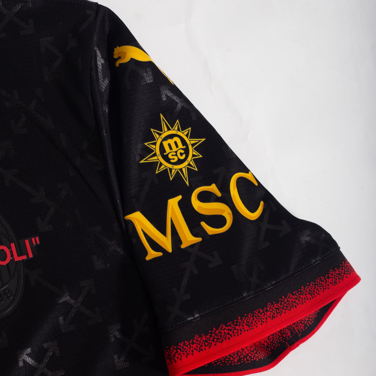 Camisa Off-White x AC Milan - Rafa Leao