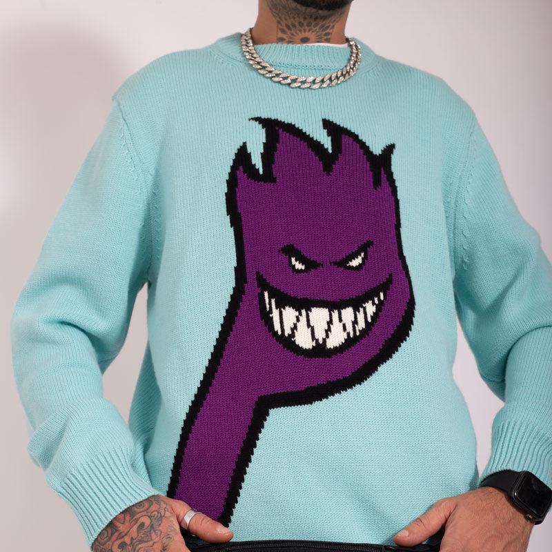 Moletom Crewneck Palace x Spitfire Blue