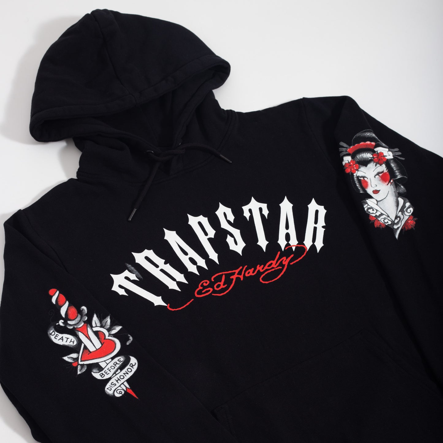 Moletom Trapstar x Ed Hardy Preto