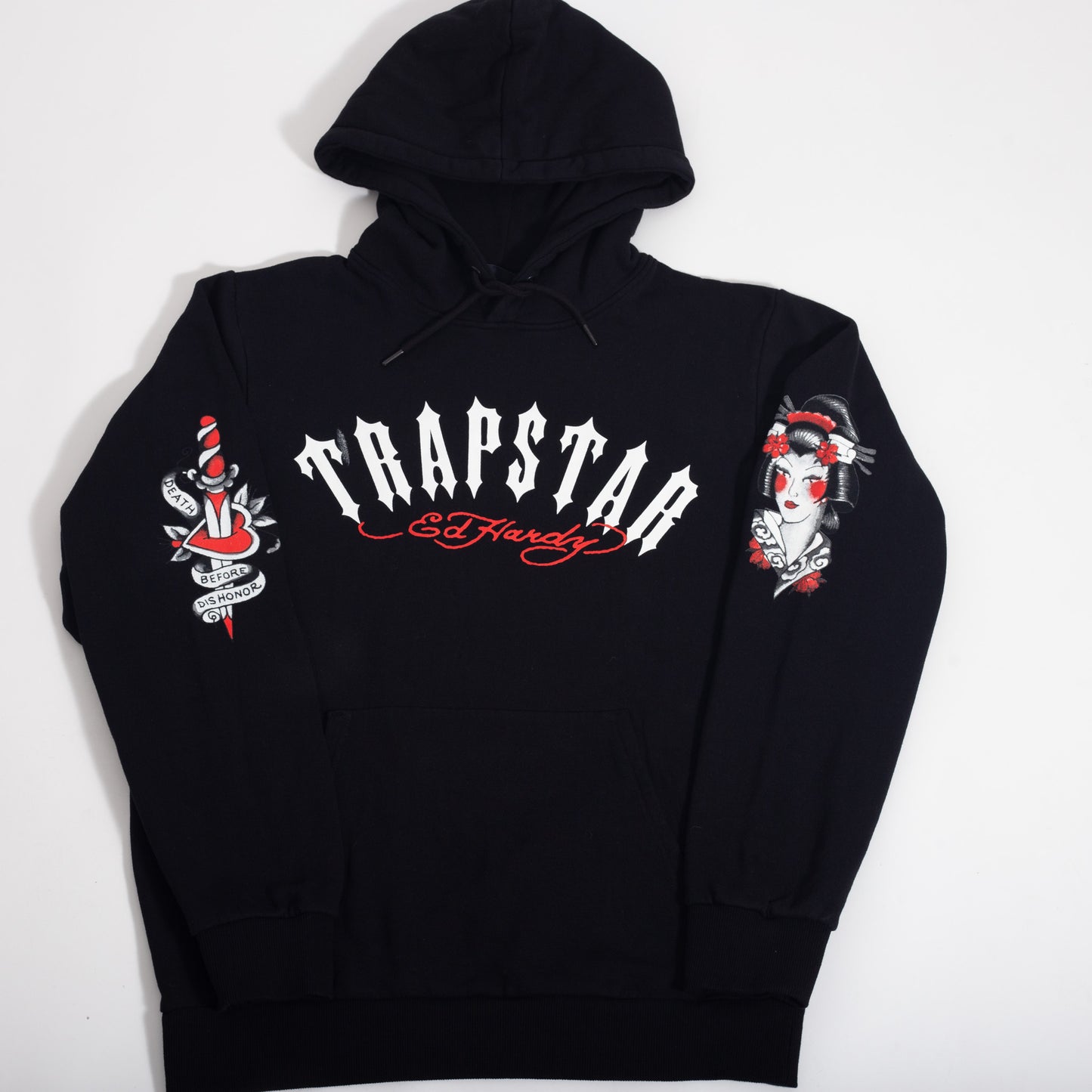 Moletom Trapstar x Ed Hardy Preto