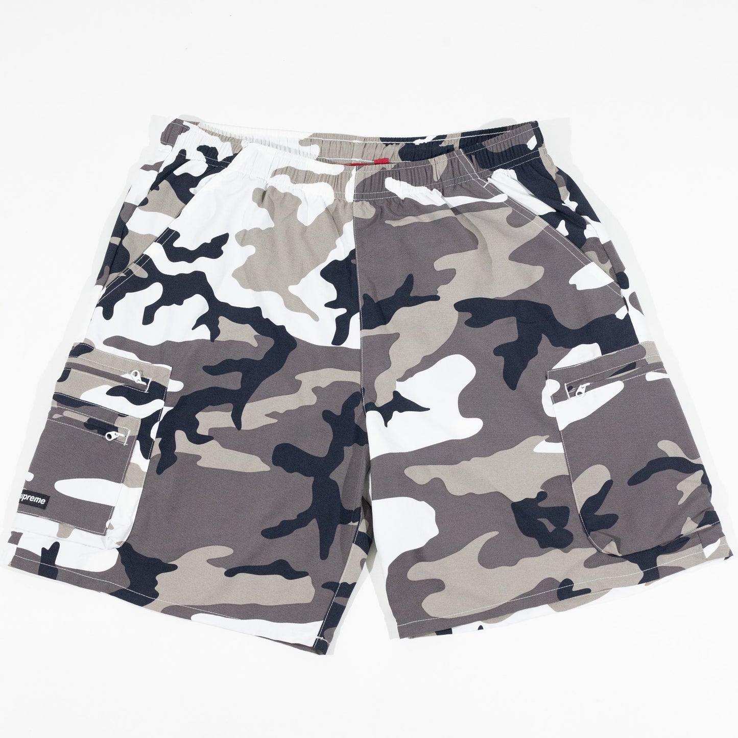 Bermuda Supreme Cargo Water Camo - Snow Camo
