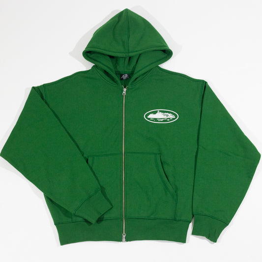 Jaqueta Corteiz Island Puff Print Verde