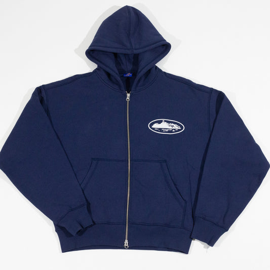 Jaqueta Corteiz Island Puff Print Azul