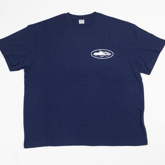 Camiseta Corteiz Island Stamp Azul Marinho