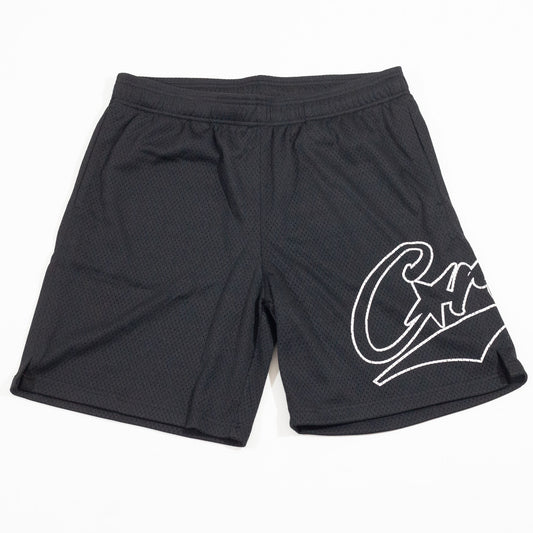 Bermuda Corteiz Woosh Mesh Short Preto