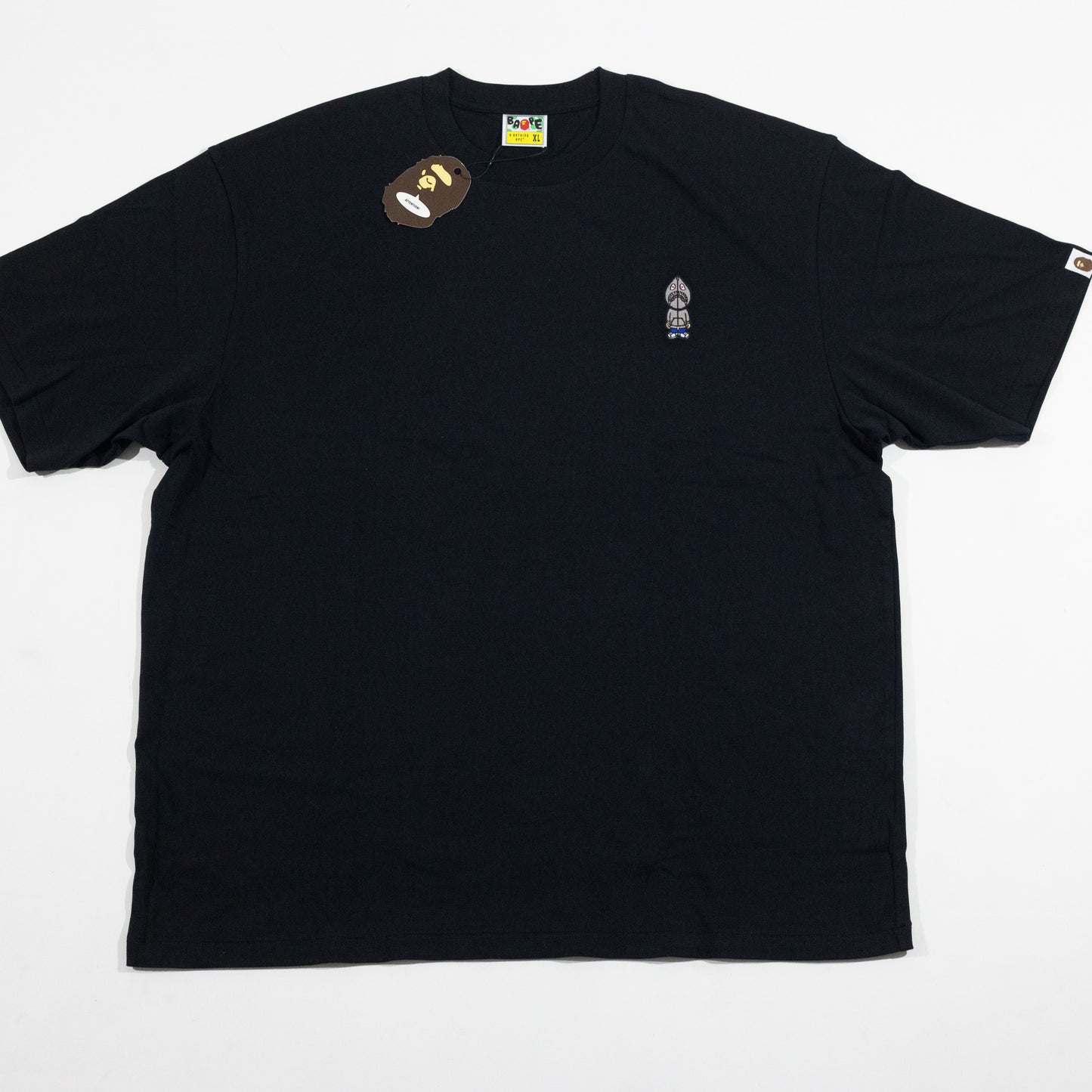 Camiseta BAPE One Point Shark Sejin Preta