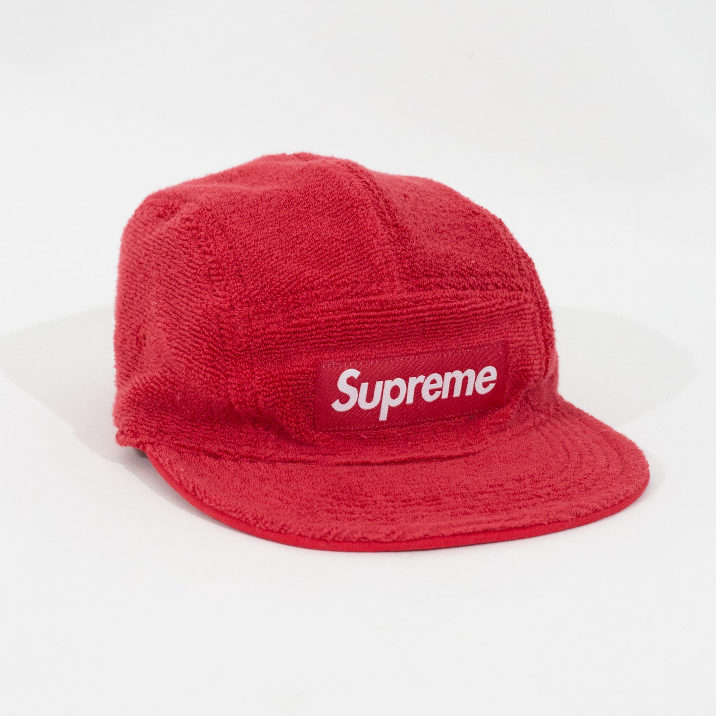 Bone Supreme Reversible Terry Camp Cap Vermelho