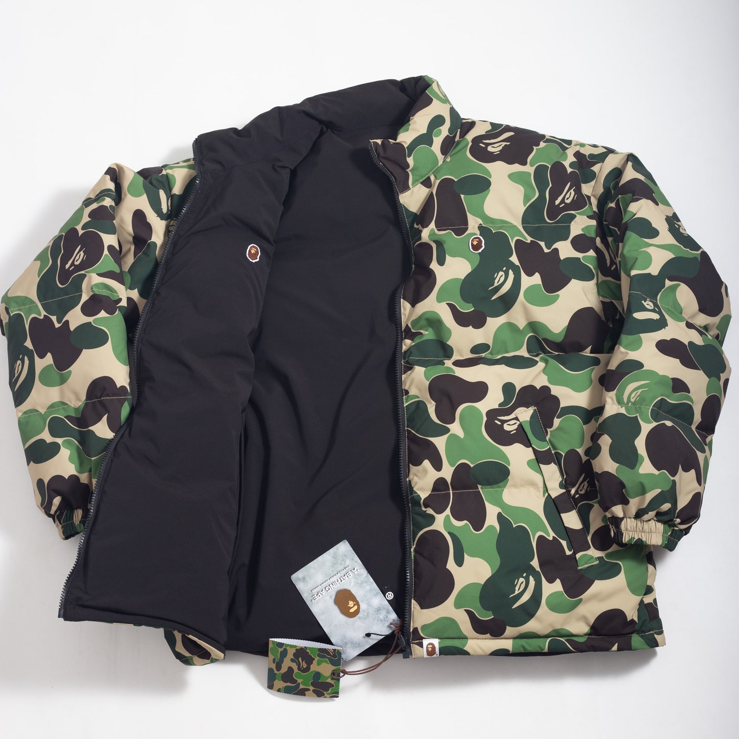 Jaqueta BAPE Puffer 700 Fill Dupla Face