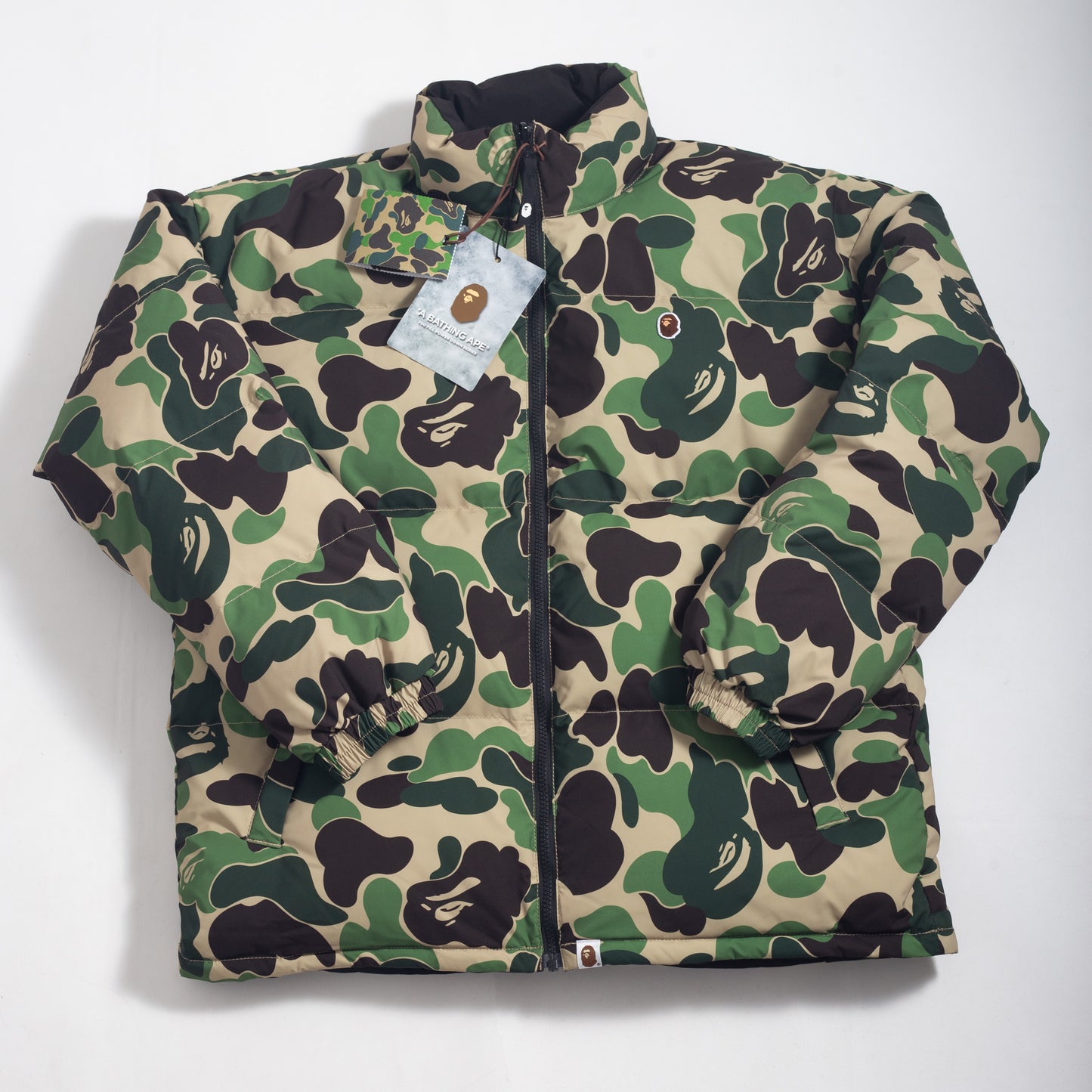 Jaqueta BAPE Puffer 700 Fill Dupla Face
