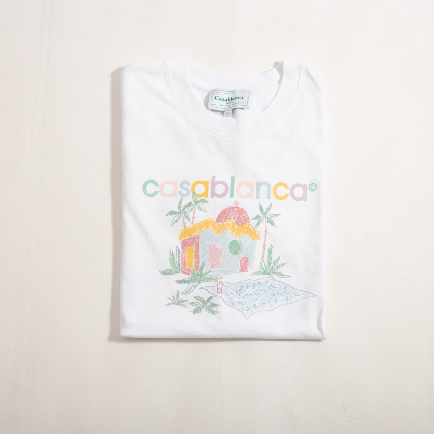 Camiseta Casablanca Graphic Print Branca