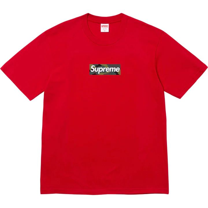 Camiseta Supreme Box Logo Vermelha