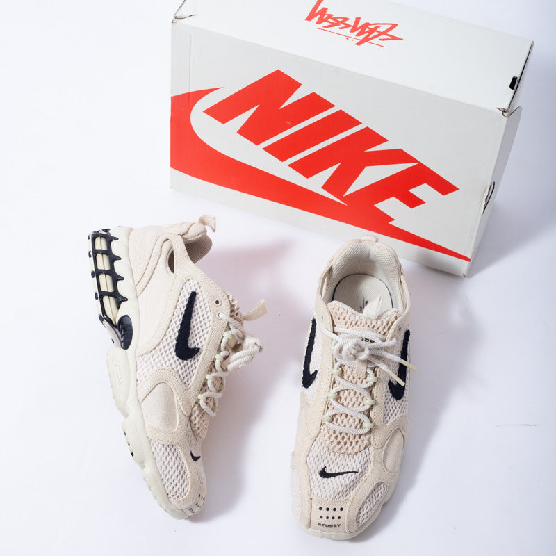 Nike Stussy x Air Zoom Spiridon Caged Fossil