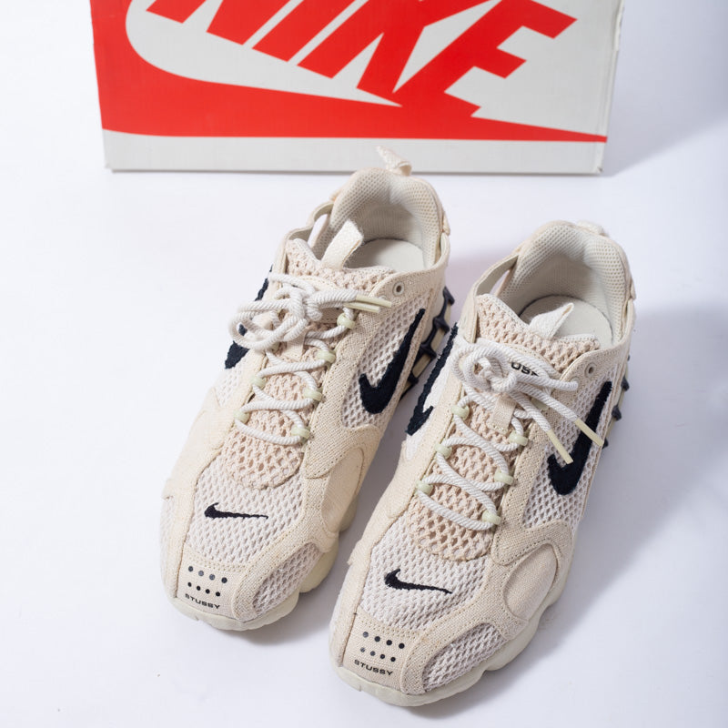 Nike Stussy x Air Zoom Spiridon Caged Fossil