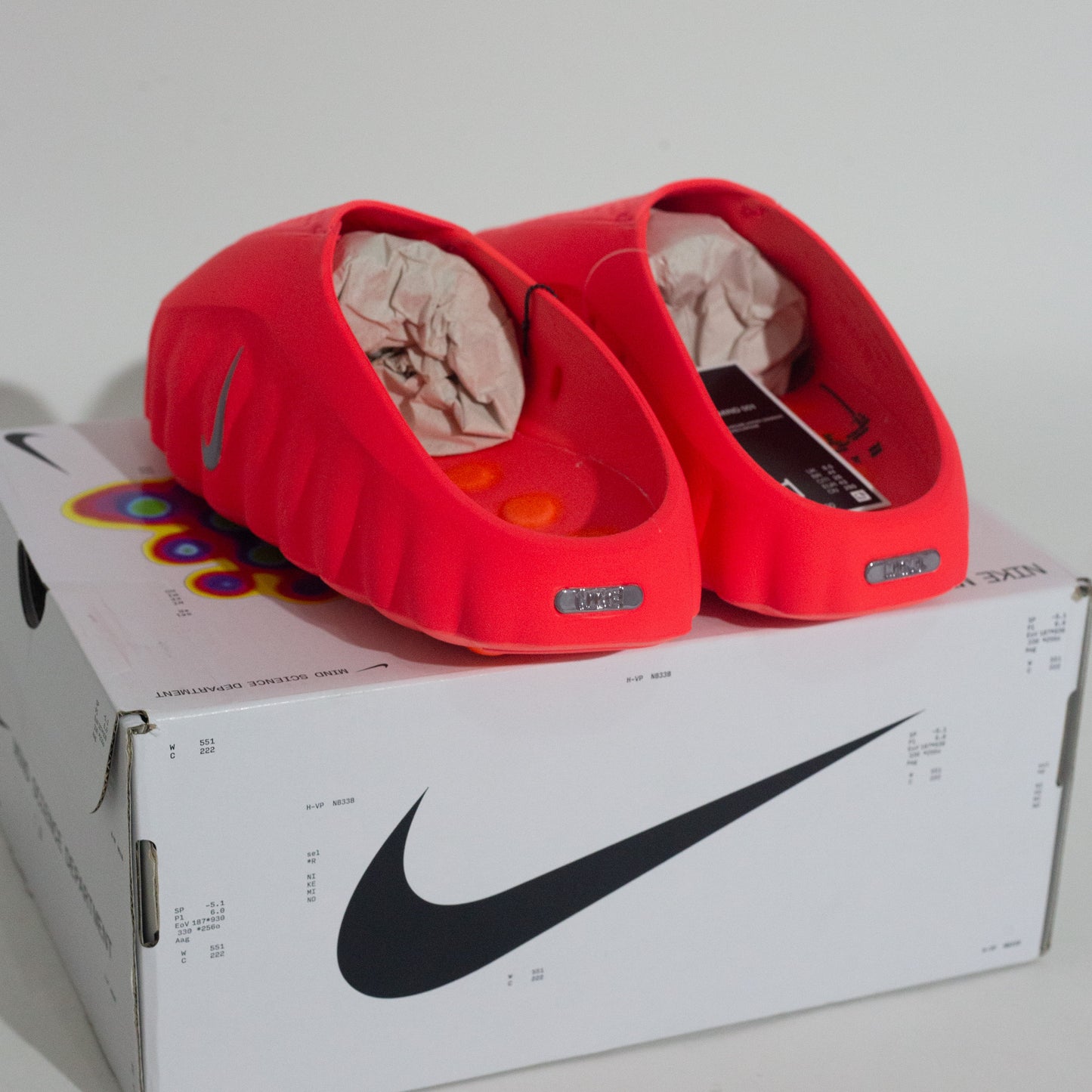 Nike Mind 001 Slide Solar Red