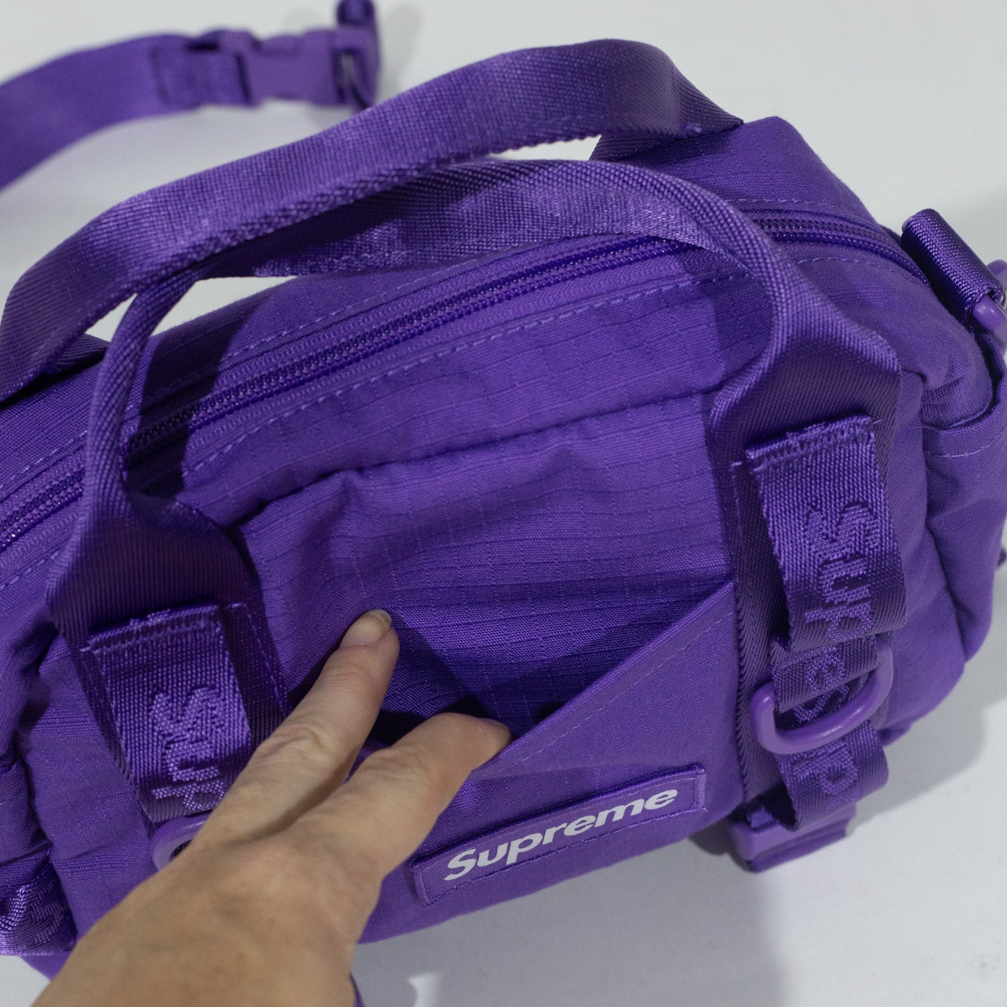 Mini Duffle Bag Supreme Cordura Roxa SS26