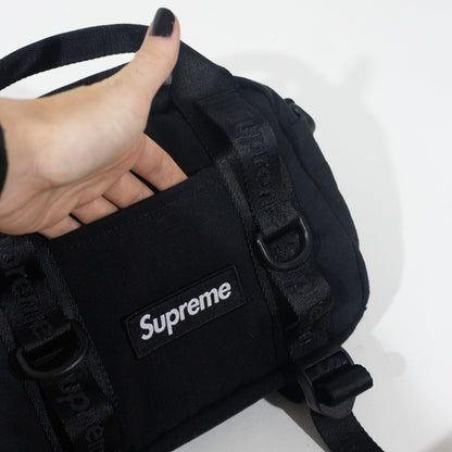 Mini Duffle Bag Supreme Cordura Preta SS26