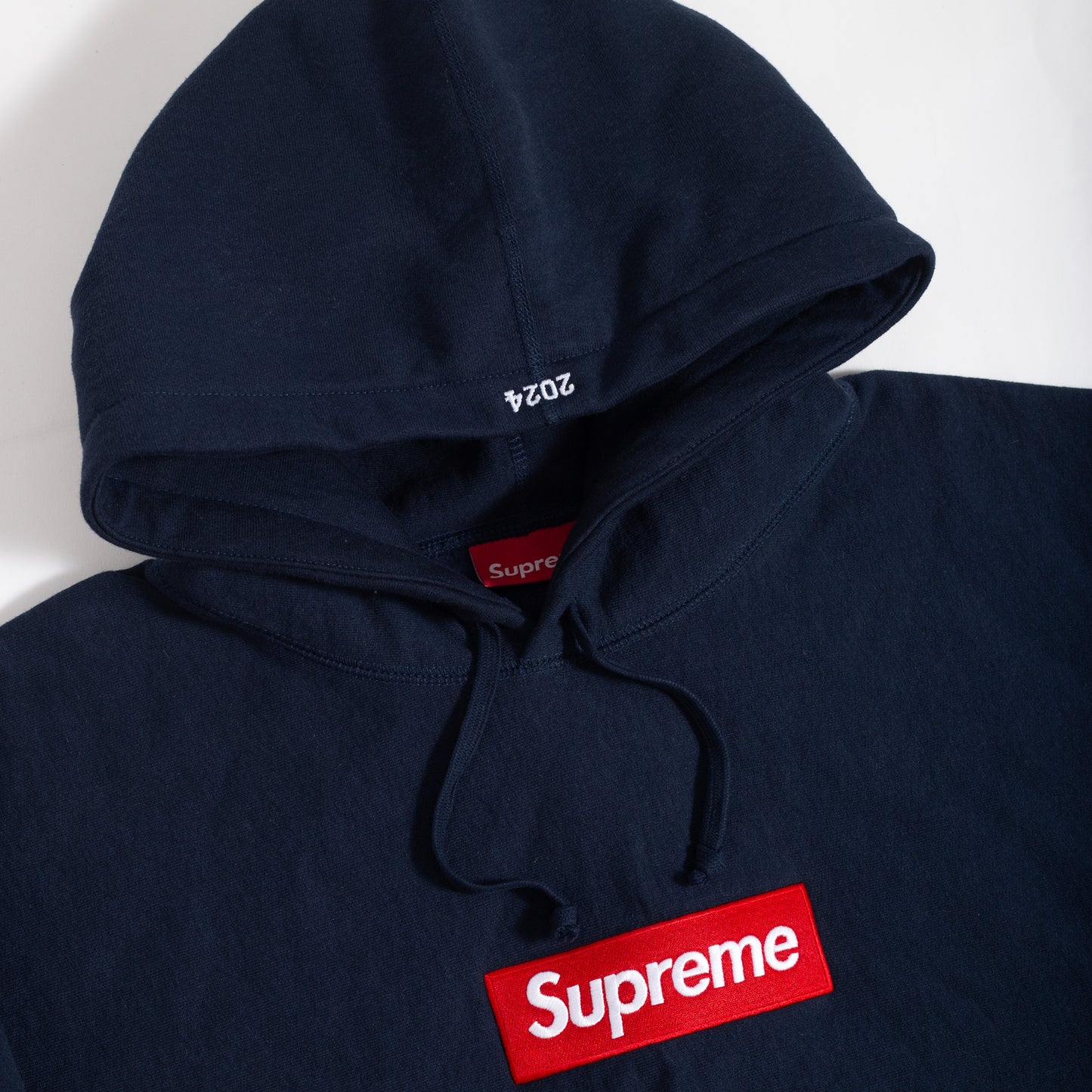 Moletom Supreme Box Logo Azul Marinho