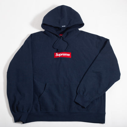 Moletom Supreme Box Logo Azul Marinho
