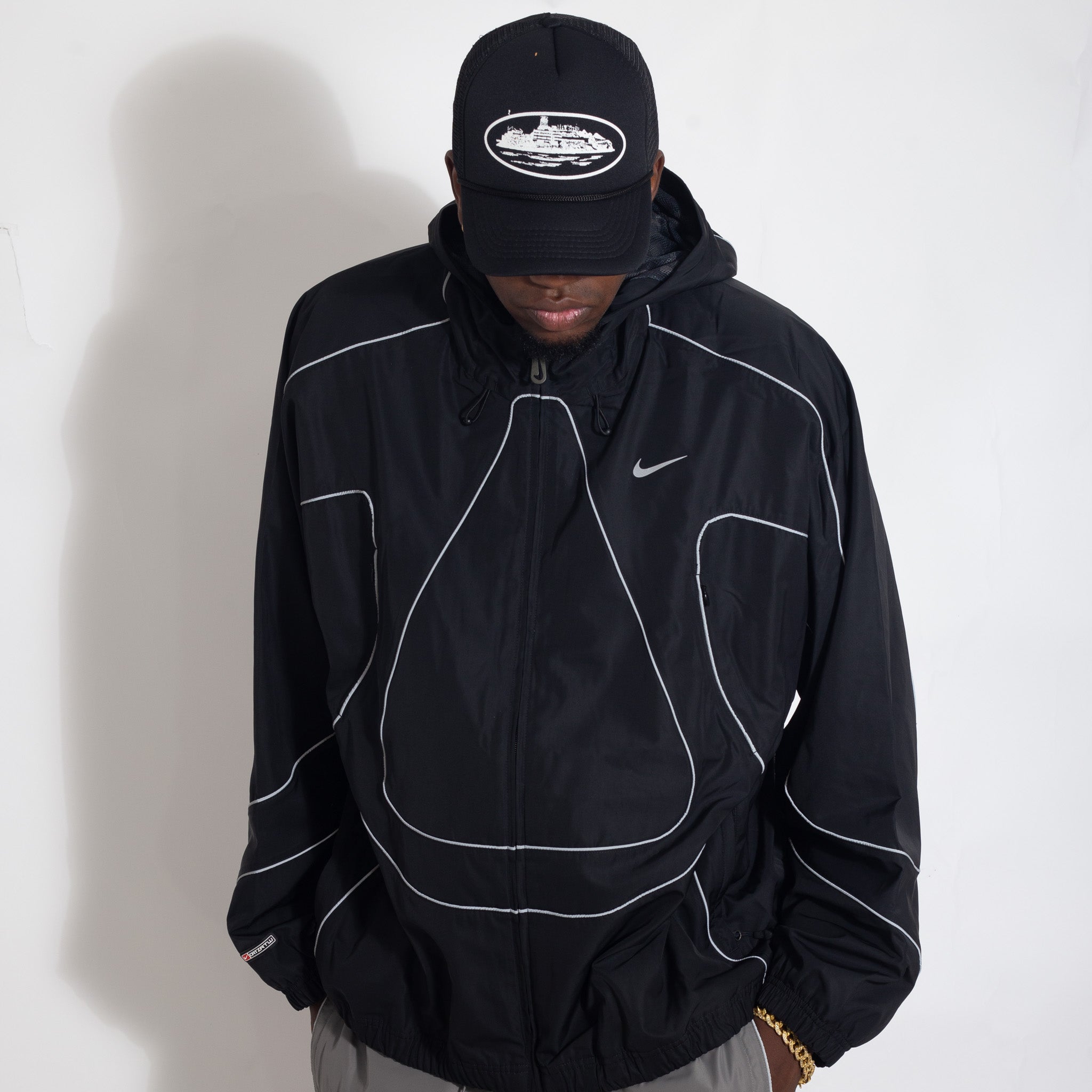 Jaqueta Nike x Corteiz Preta – Anota o kit