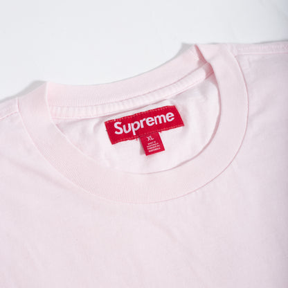 Camiseta Supreme Script Rosa
