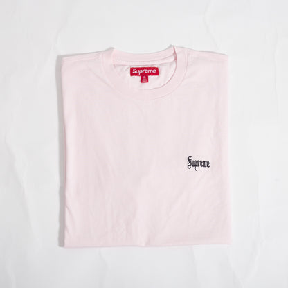 Camiseta Supreme Script Rosa