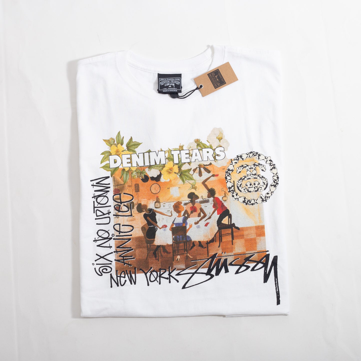 Camiseta Denim Tears x Stussy