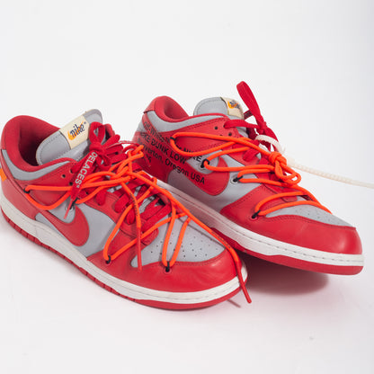 Off-White x Nike Dunk University Red (SEMINOVO)