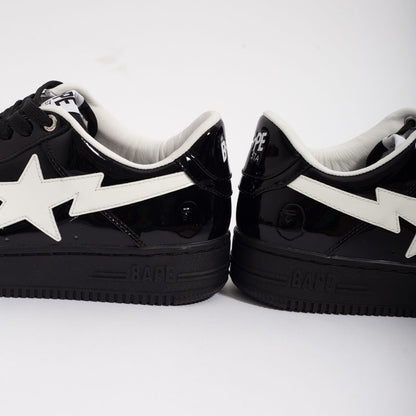 A Bathing Ape Bape Sta Low M1 Black White