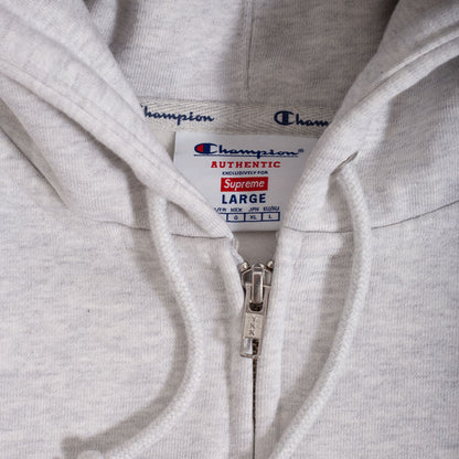 Jaqueta Supreme x Champion Cinza