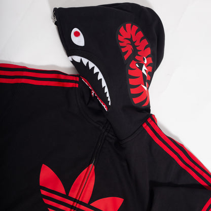 Jaqueta BAPE x Adidas Shark