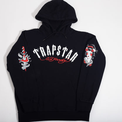 Moletom Trapstar x Ed Hardy Preto