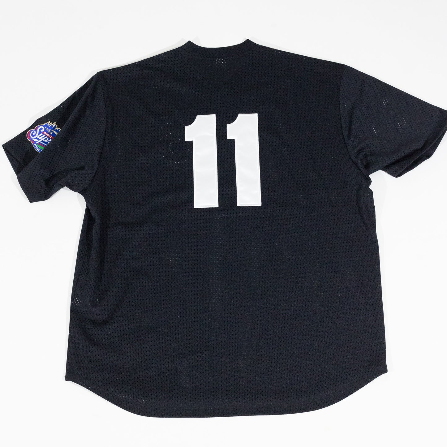 Jersey Supreme S Logo Baseball Henley Preto