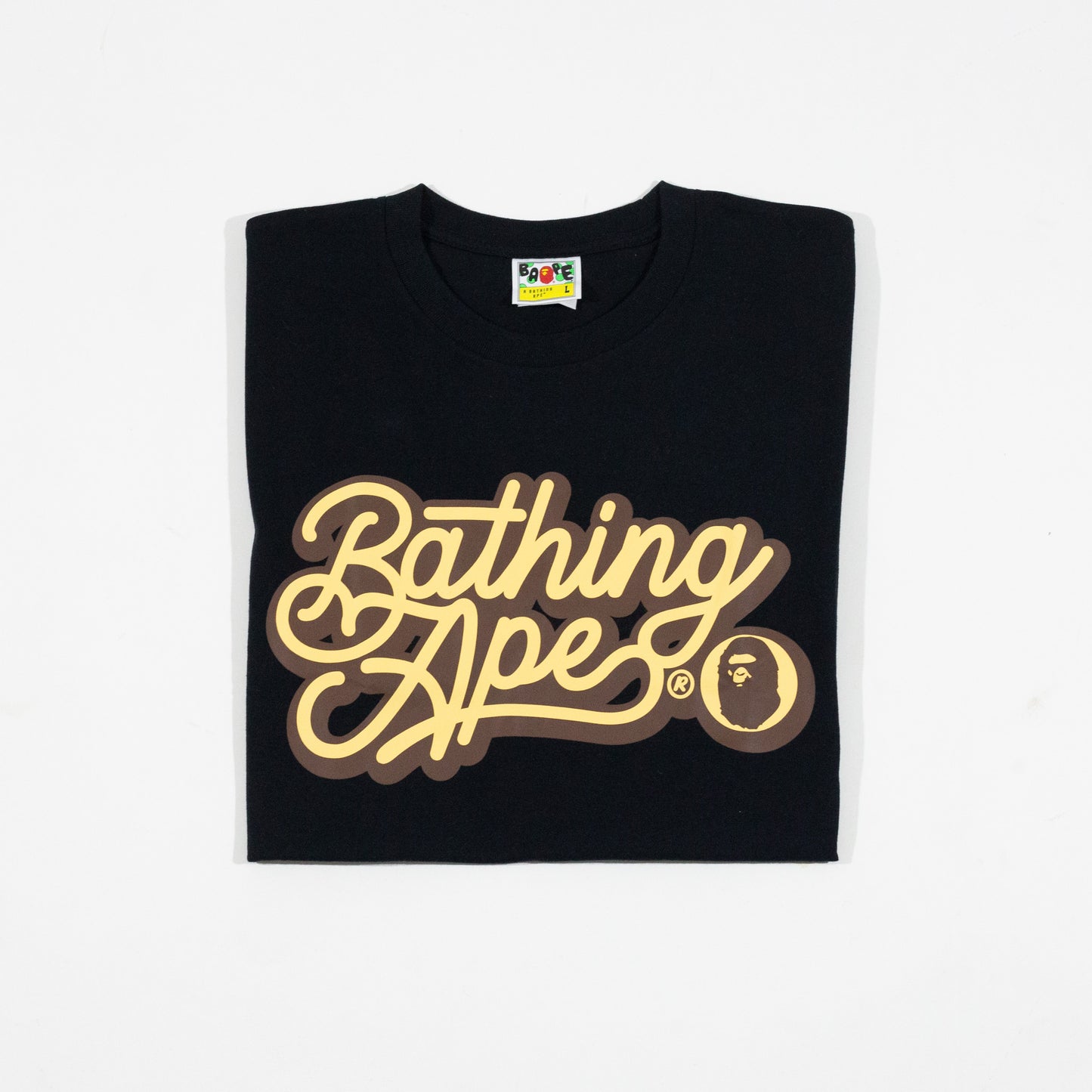 Camiseta BAPE Script Logo Tee Preta