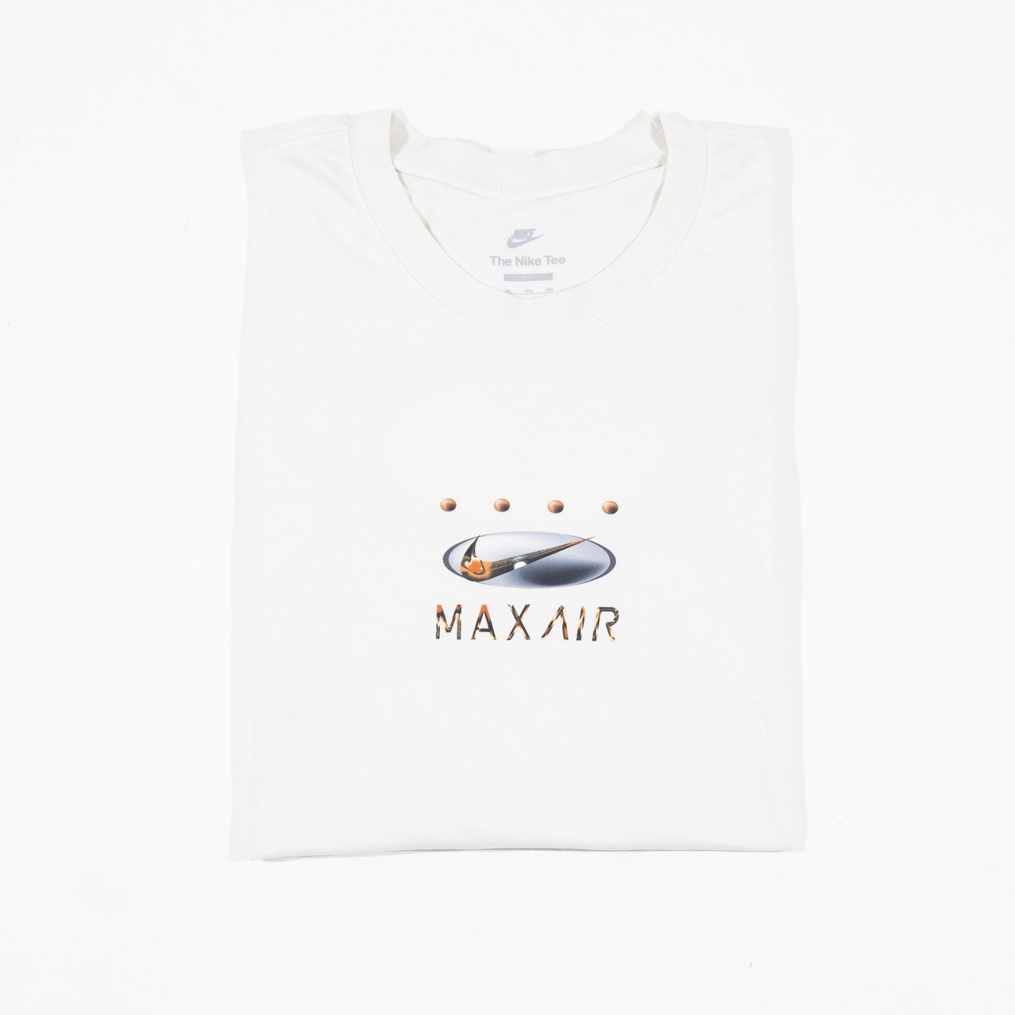 Camiseta Nike Air Max Bege