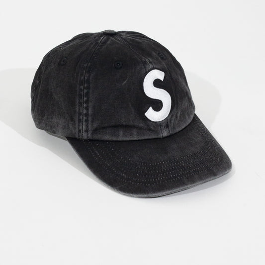 Bone Supreme Pigment Coated S Logo 6 Panel