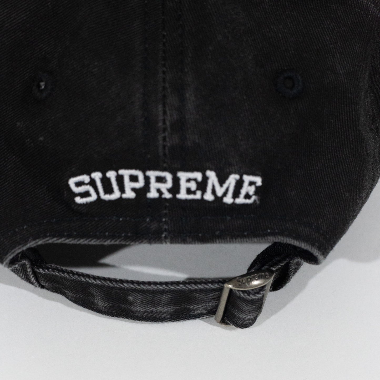 Bone Supreme Pigment Coated S Logo 6 Panel