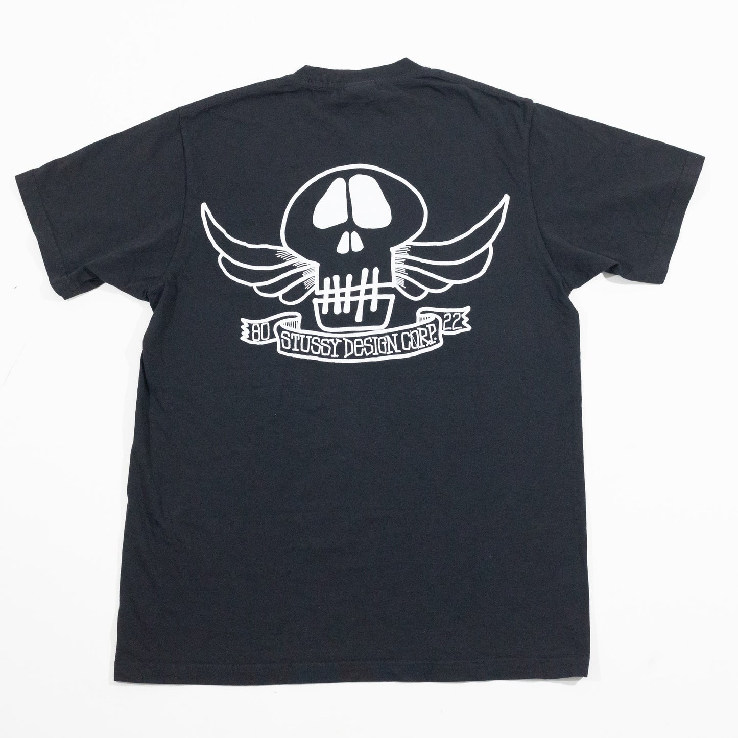 Camiseta Stussy Skull Wings Pig Dyed