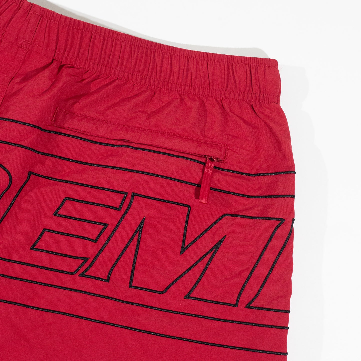 Bermuda Supreme Big Logo Nylon Vermelho