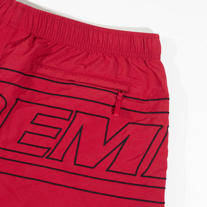 Bermuda Supreme Big Logo Nylon Vermelho