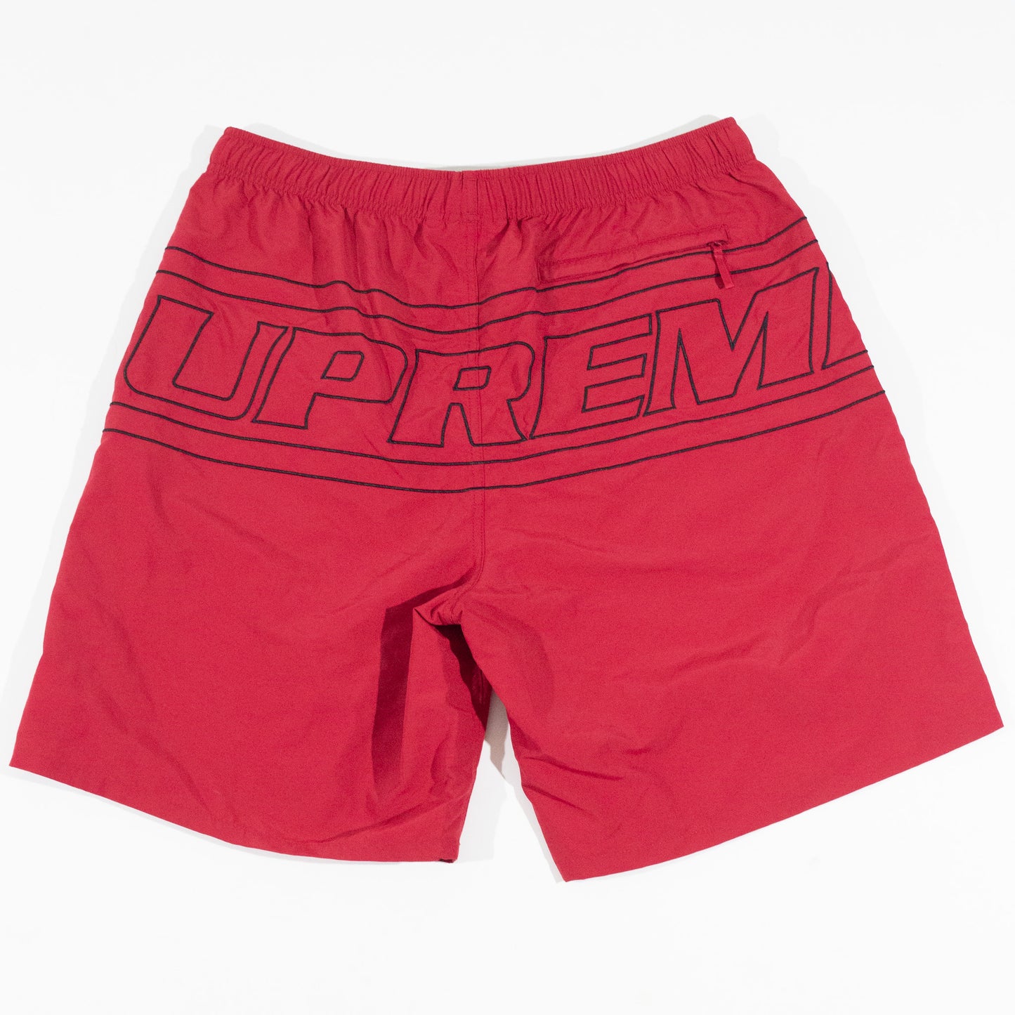 Bermuda Supreme Big Logo Nylon Vermelho