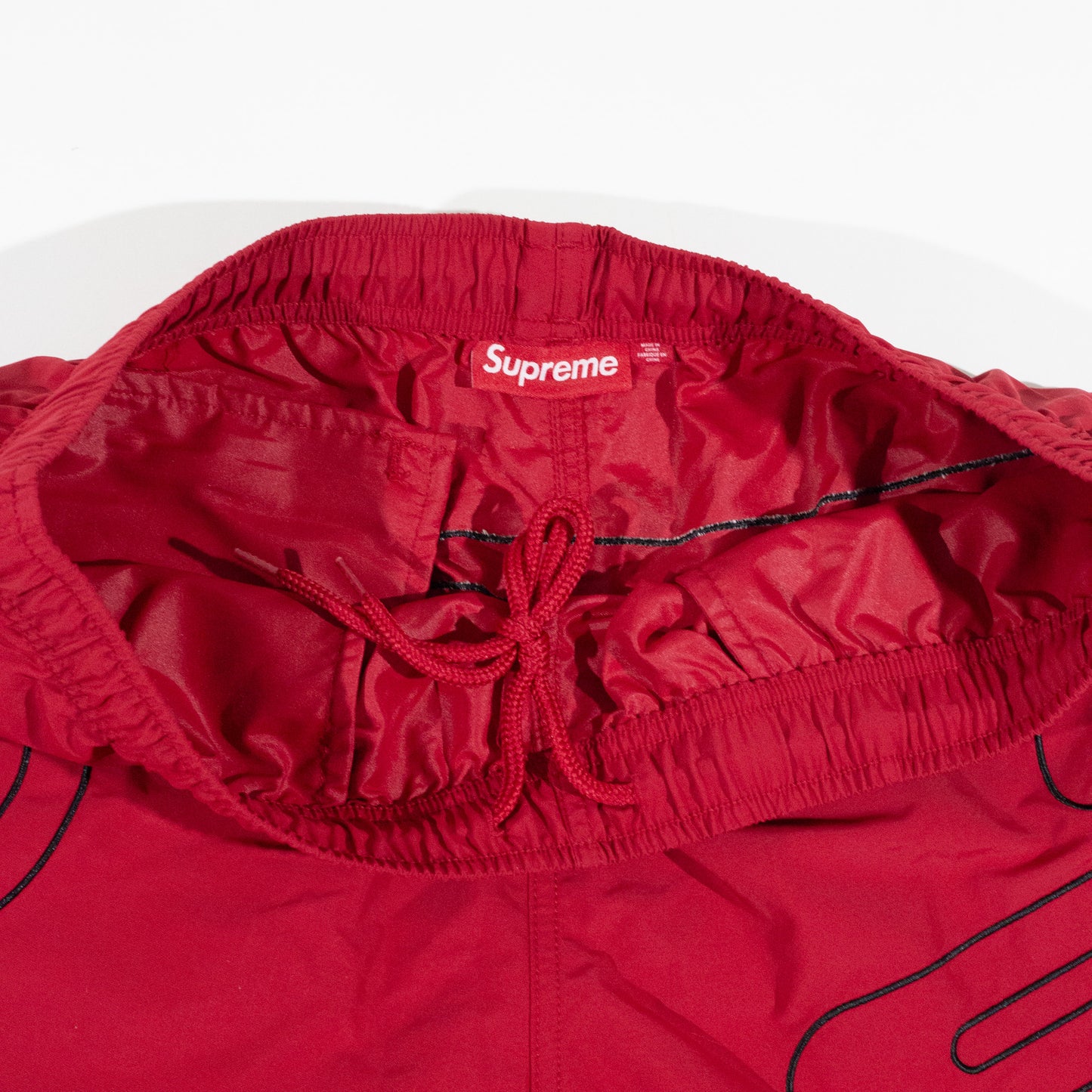 Bermuda Supreme Big Logo Nylon Vermelho