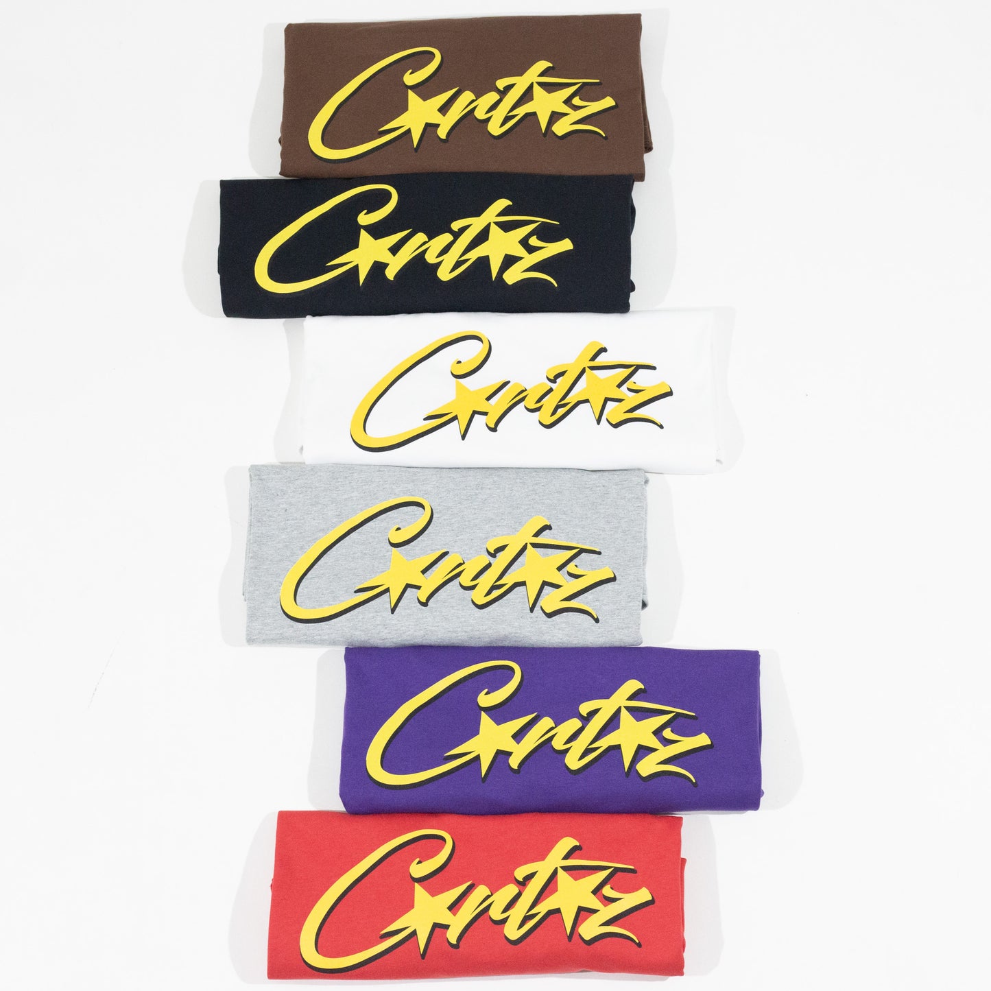 Camiseta Corteiz Allstarz Roxa