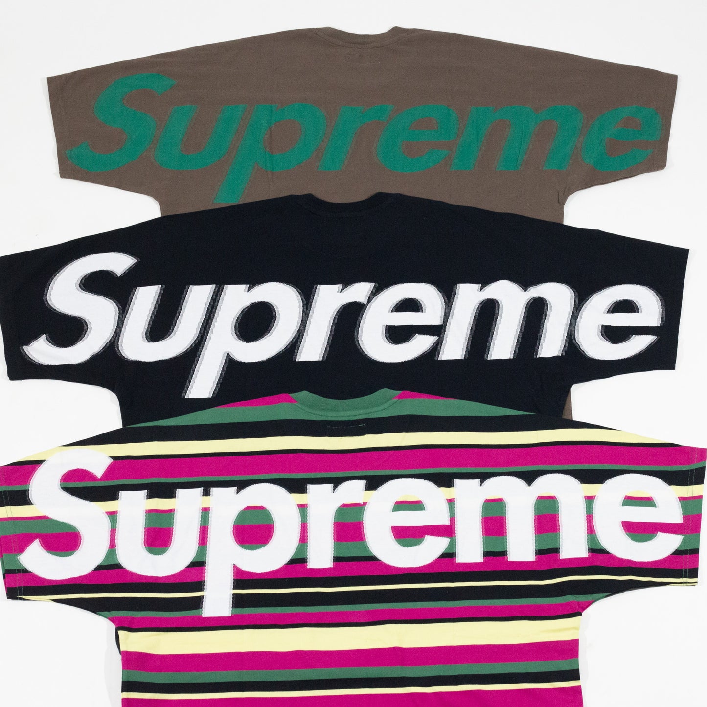 Camiseta Supreme Intarsia SS Top Marrom