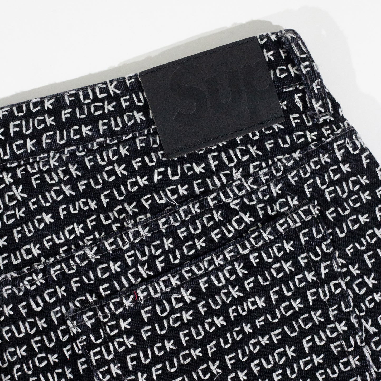 Calça Supreme Jeans Fuck Stich Loose Fit Jean