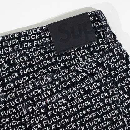 Calça Supreme Jeans Fuck Stich Loose Fit Jean