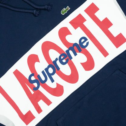 Moletom Supreme x Lacoste Logo Panel FW19